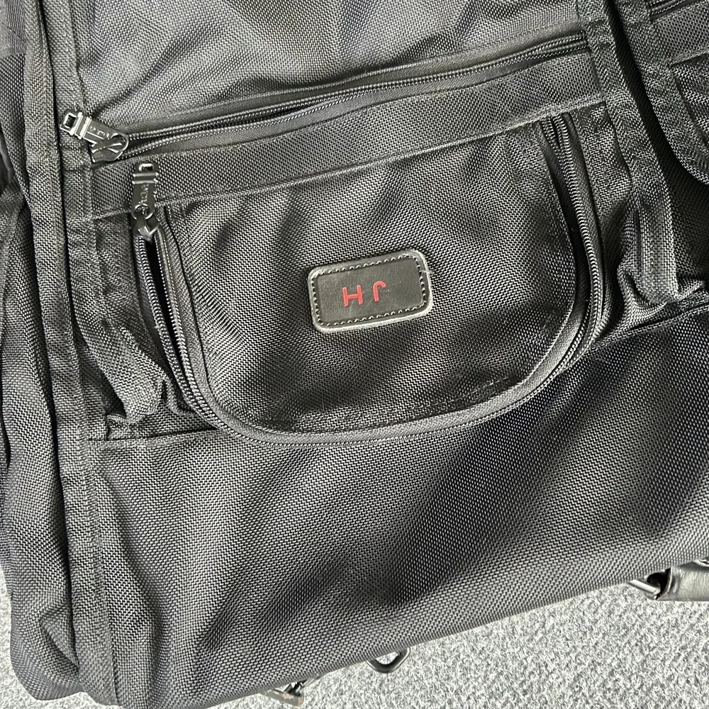 Tumi Garment Bag Black Ballistic Nylon Travel Suit Carrier Soft Case Luggage